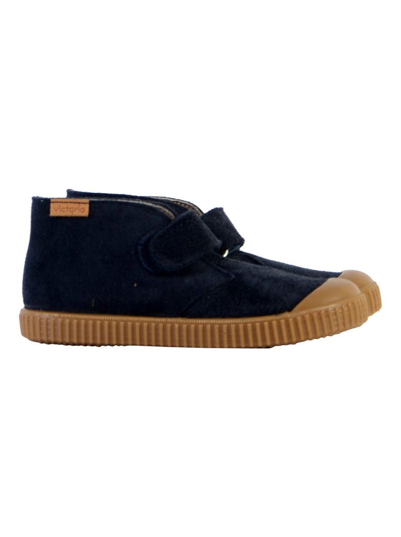 Basket Scratch Montante Enfant Victoria Bleu marine - Kiabi
