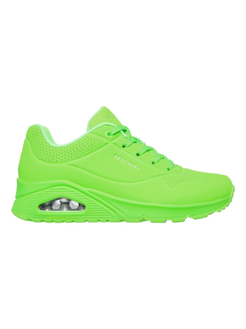 Basket Skechers Night Shades Noir Vert clair - Kiabi