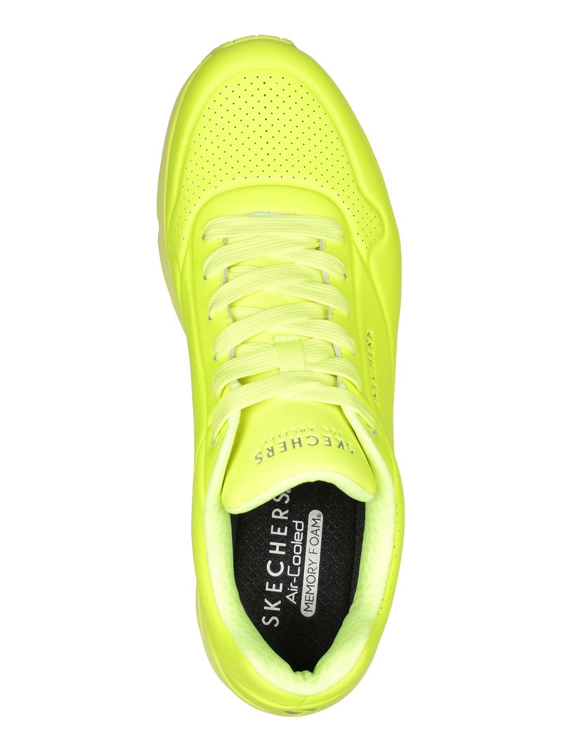 Basket Skechers Stand On Air Jaune citron - Kiabi