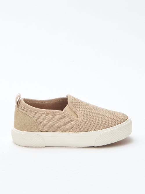 Basket slip-on en mesh uni - Kiabi