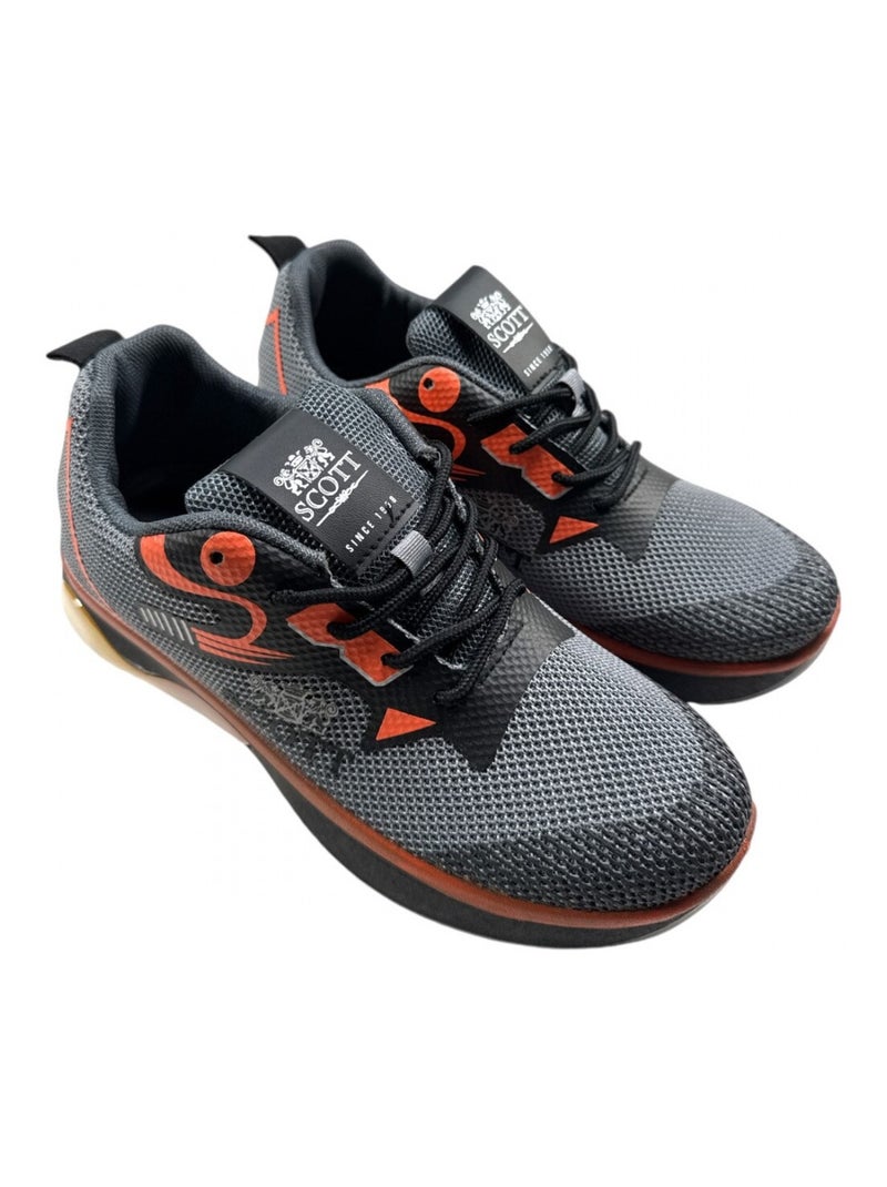Basket tendance Scott Homme Orange - Kiabi