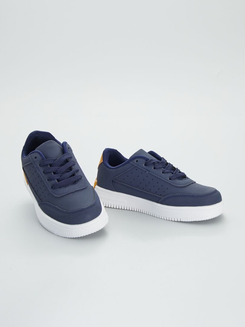 Basket tricolore bleu navy - Kiabi