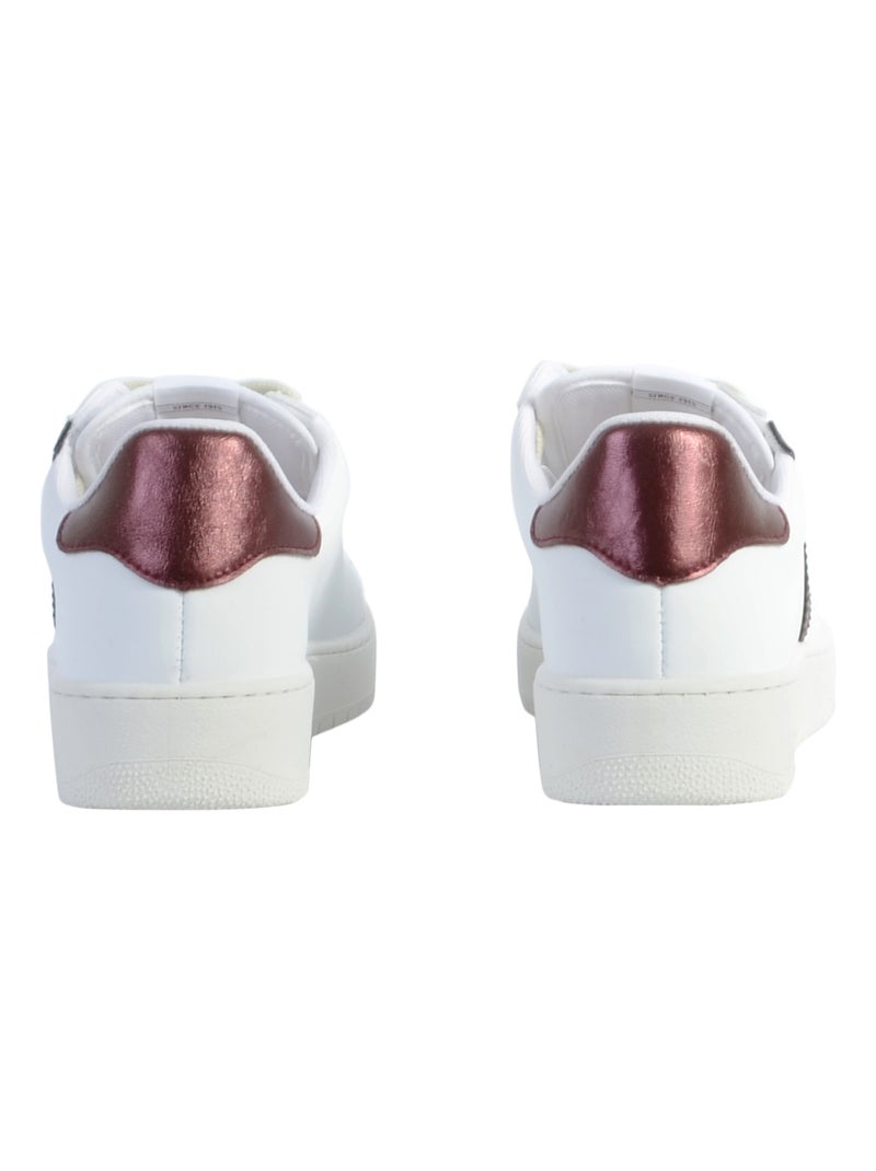 Basket  Victoria Blanc Bordeaux - Kiabi