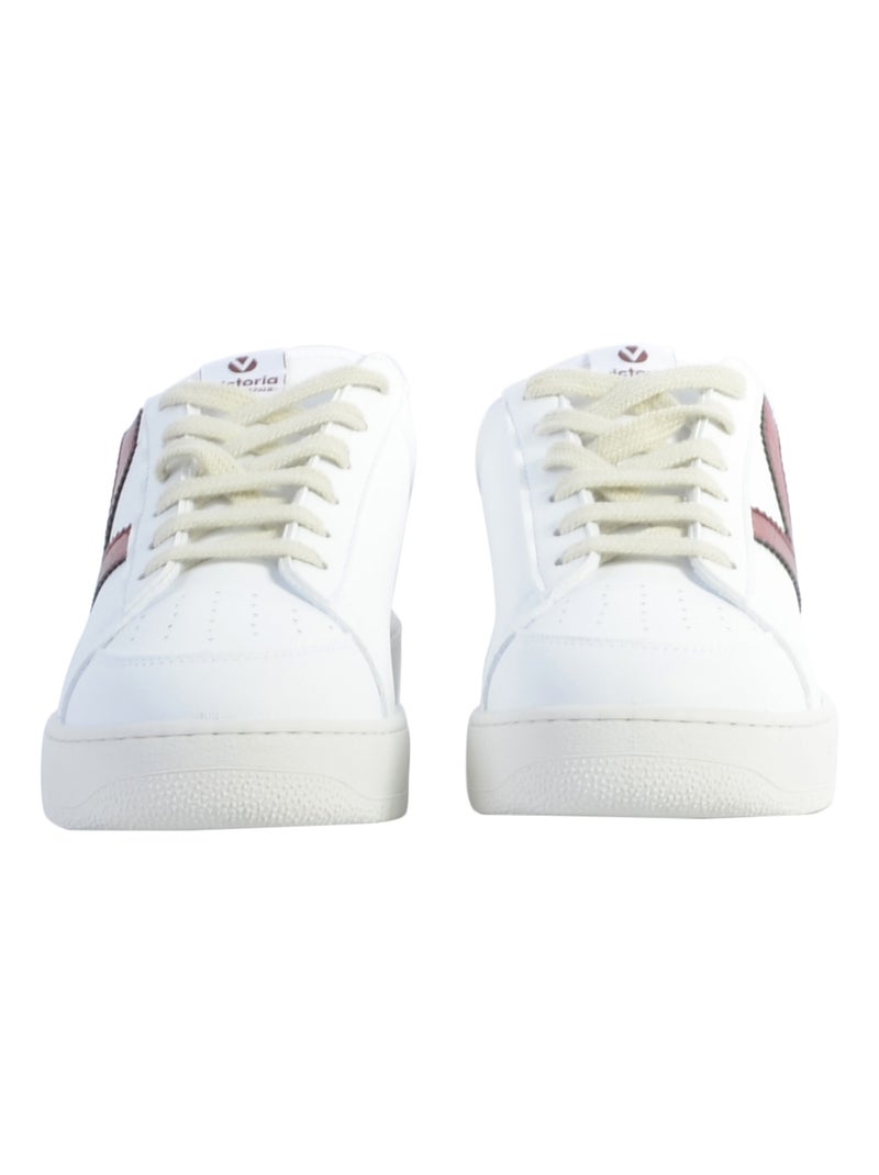 Basket  Victoria Blanc Bordeaux - Kiabi