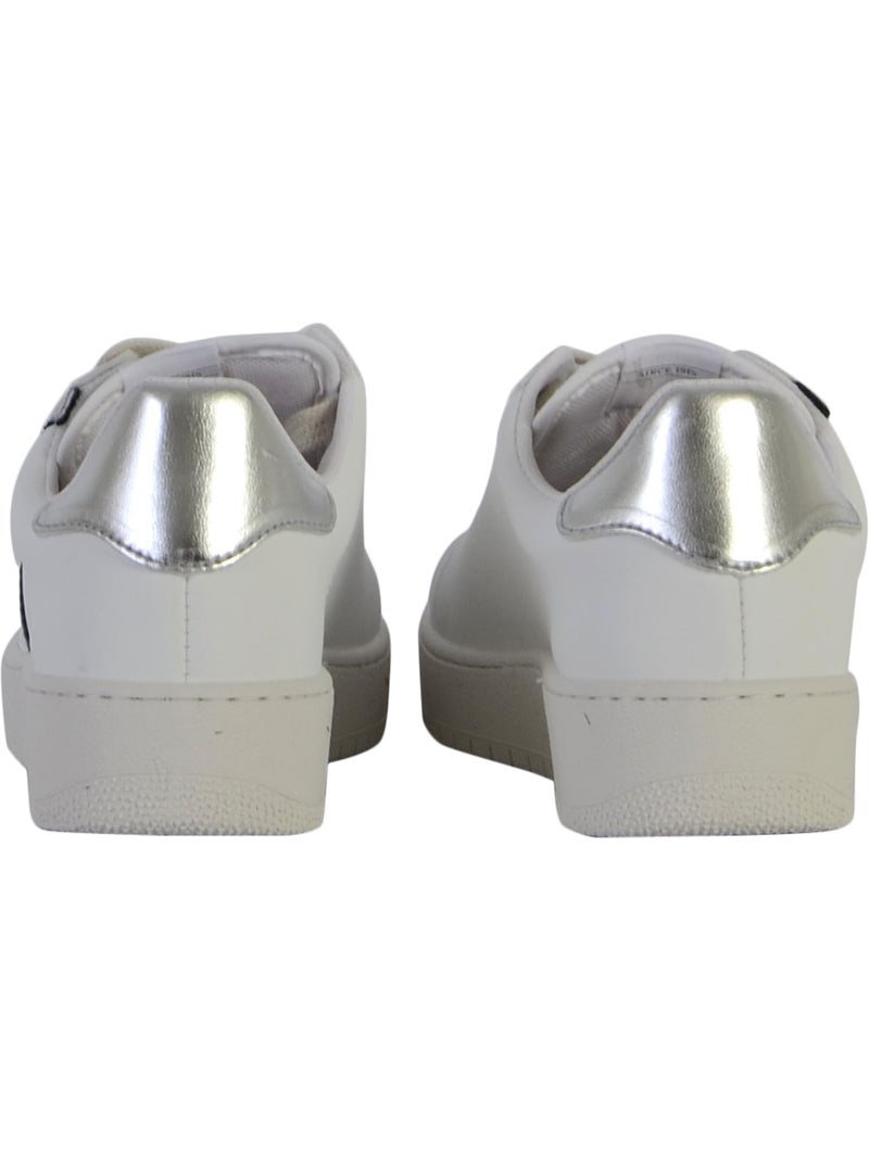 Basket  Victoria Blanc Gris Noir - Kiabi