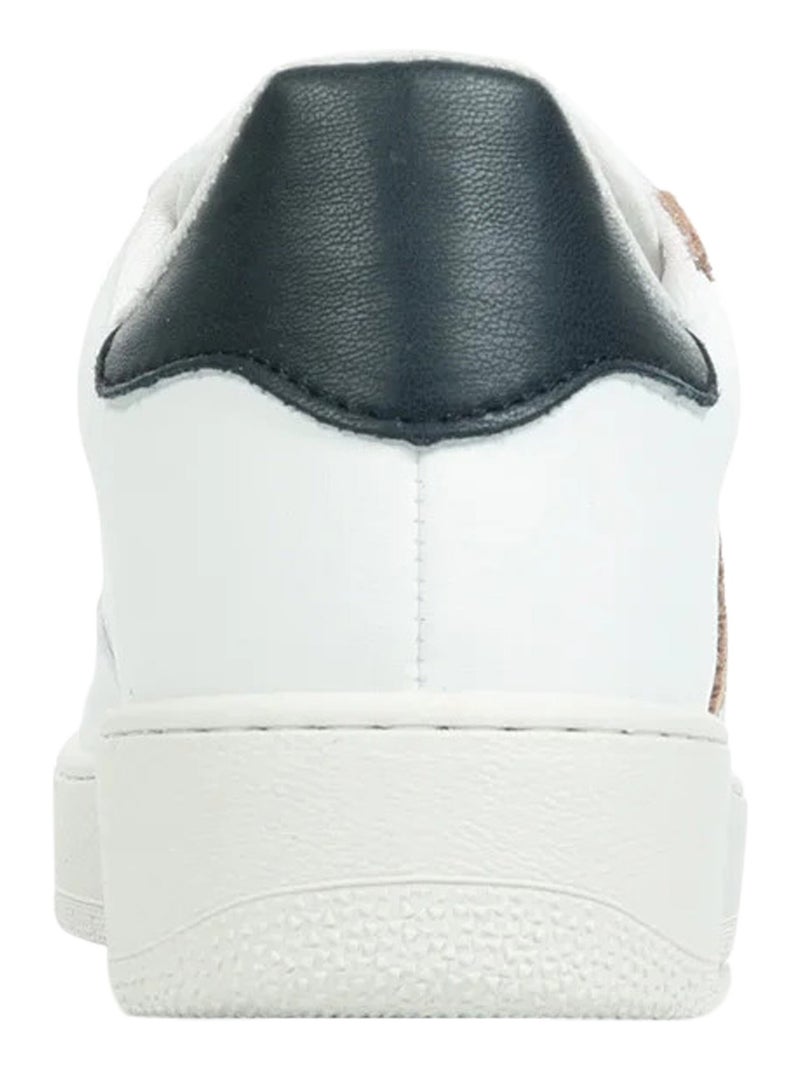 Basket  Victoria Blanc / Noir / Rouge - Kiabi