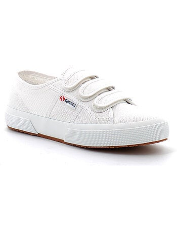 Baskets - 2750 cot 3 Strapu Coton w - Blanc