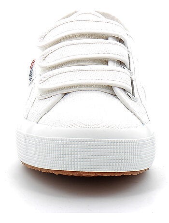 Baskets - 2750 cot 3 Strapu Coton w - Blanc