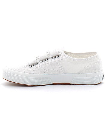 Baskets - 2750 cot 3 Strapu Coton w - Blanc