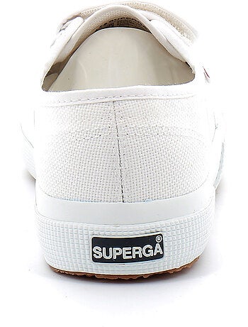 Baskets - 2750 cot 3 Strapu Coton w - Blanc