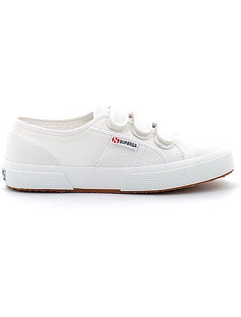 Baskets - 2750 cot 3 Strapu Coton w - Blanc