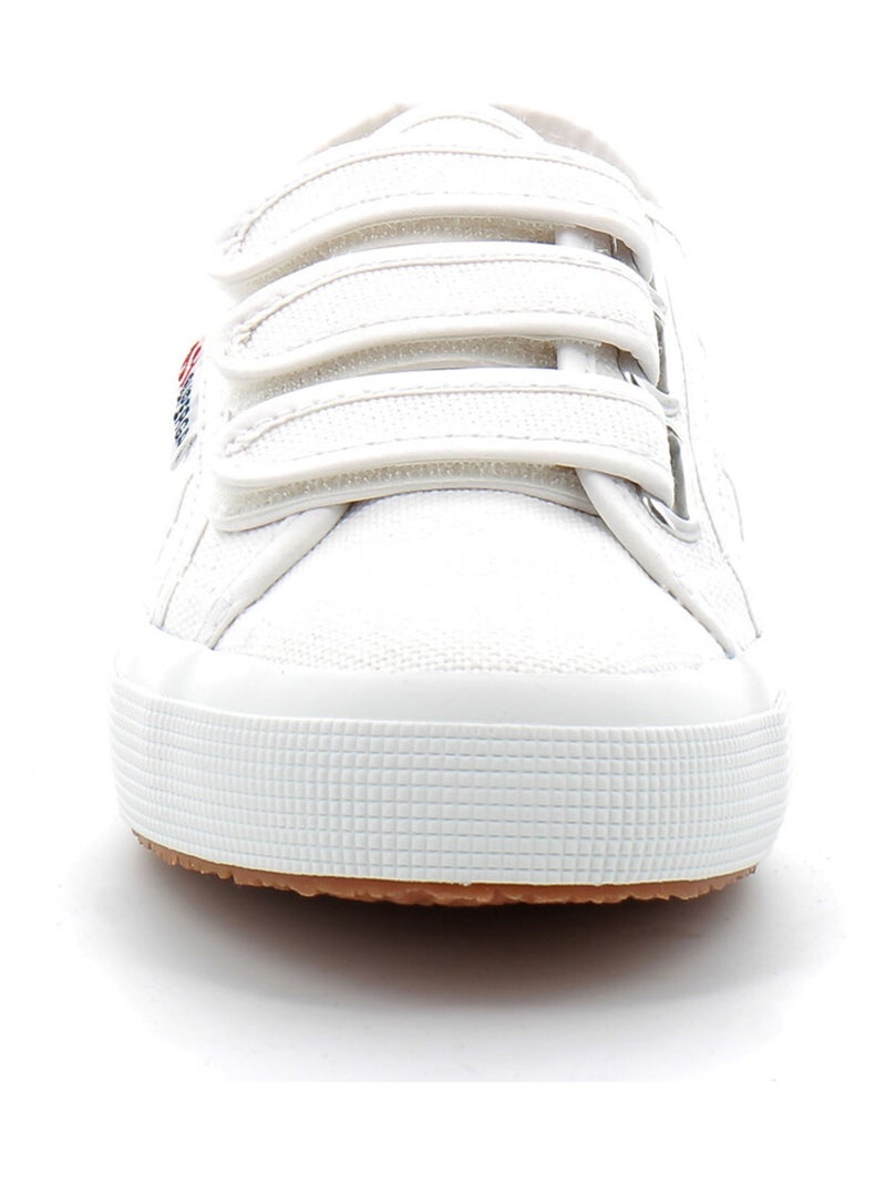 Baskets - 2750 cot 3 Strapu Coton w - Blanc Blanc - Kiabi