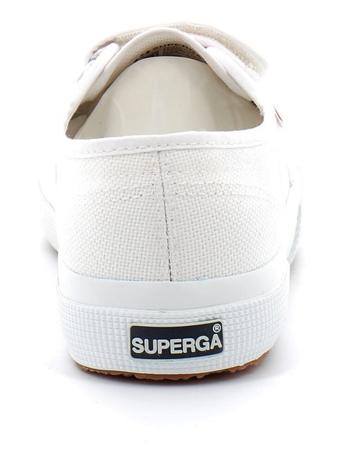 Baskets - 2750 cot 3 Strapu Coton w - Blanc - Kiabi