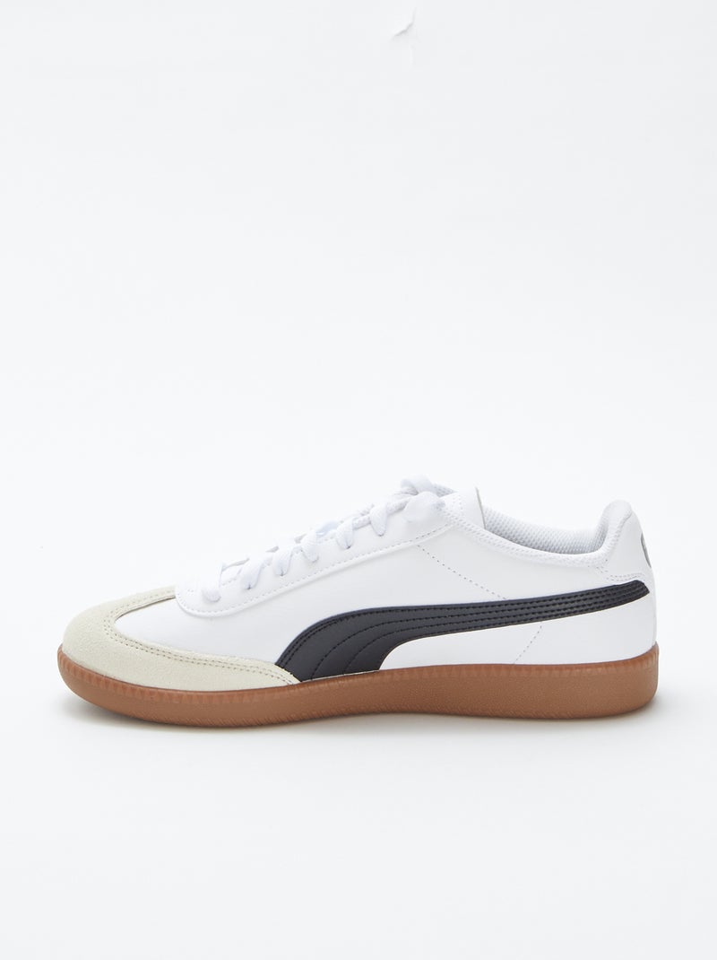 Baskets '9T' 'Puma' multi matière blanc - Kiabi