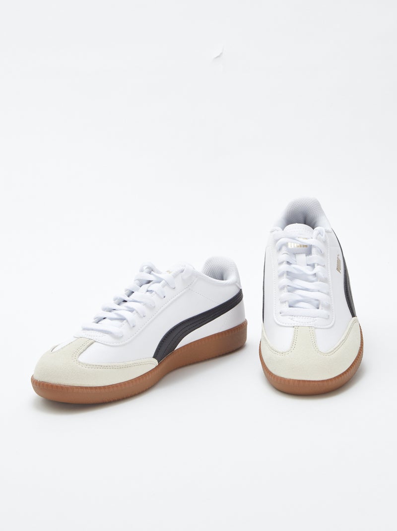 Baskets '9T' 'Puma' multi matière blanc - Kiabi