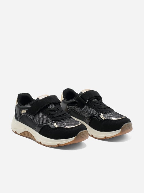 Baskets à détails pailletés  - Rock and Joy - Kiabi