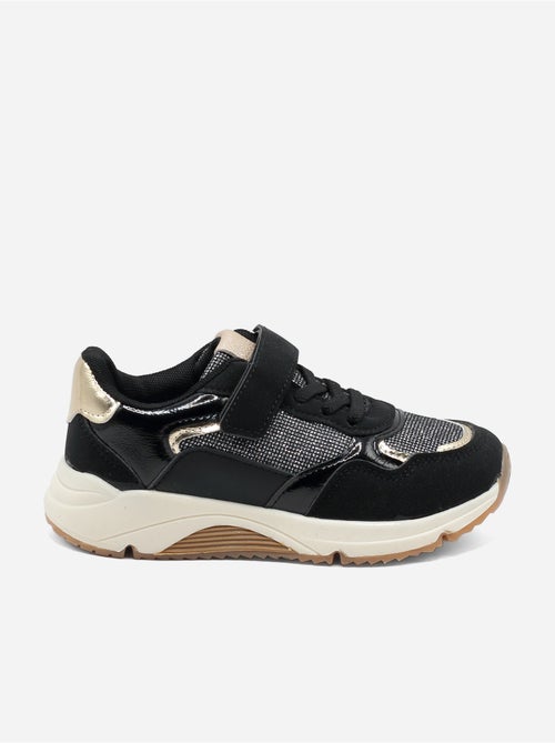 Baskets à détails pailletés  - Rock and Joy - Kiabi