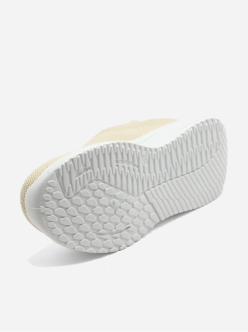 Baskets à enfiler Beige - Kiabi