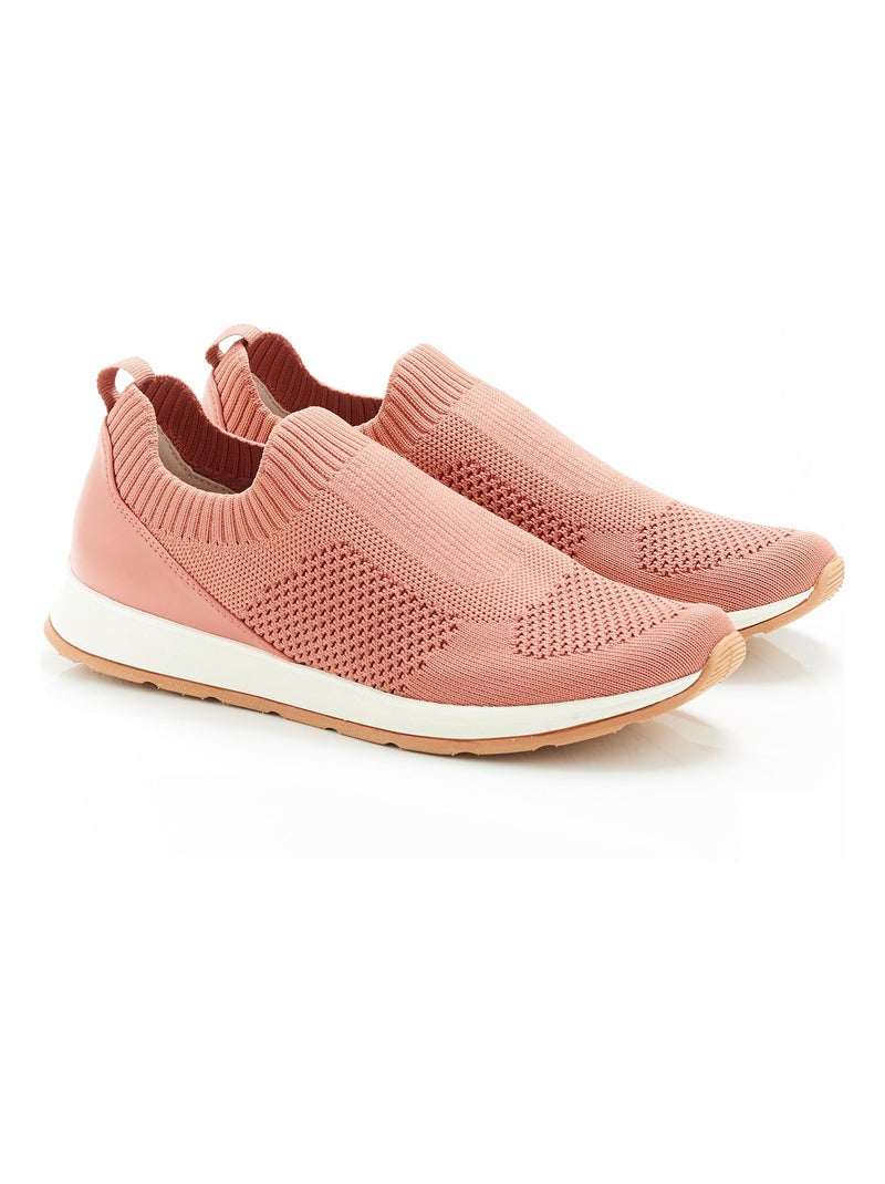 Baskets à enfiler, dessus en maille souple Amortyl - Damart Rose - Kiabi