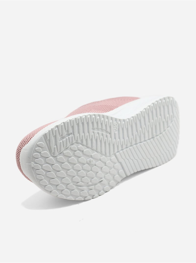 Baskets à enfiler Rose - Kiabi