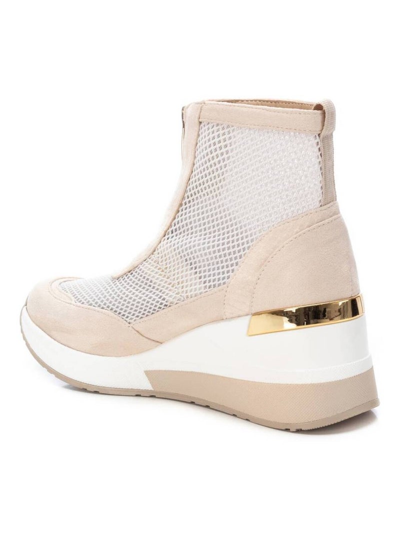 Baskets à fermeture éclair Xti Beige - Kiabi