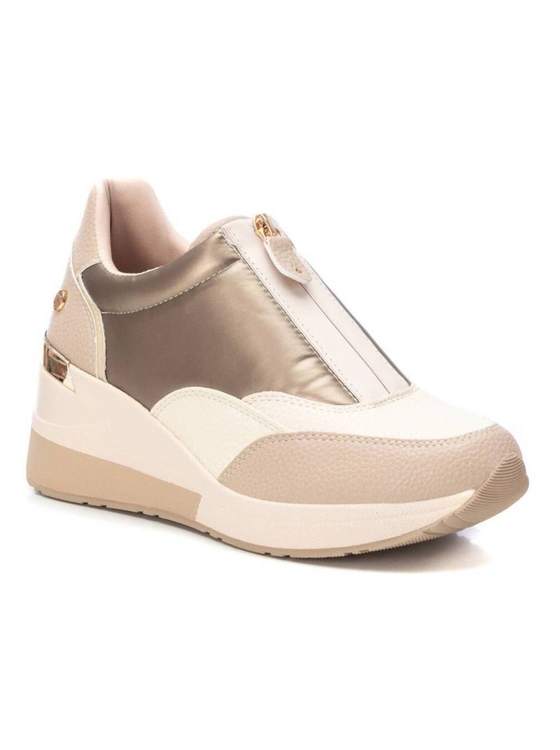 Baskets à fermeture éclair Xti Beige - Kiabi