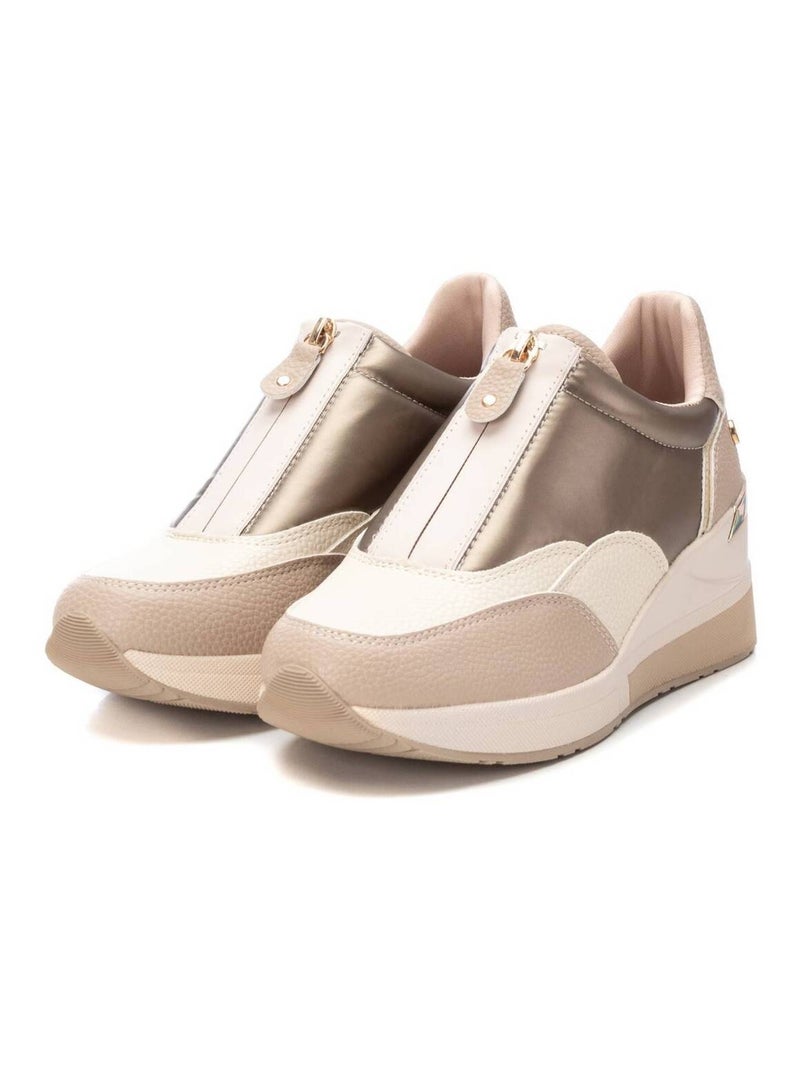 Baskets à fermeture éclair Xti Beige - Kiabi
