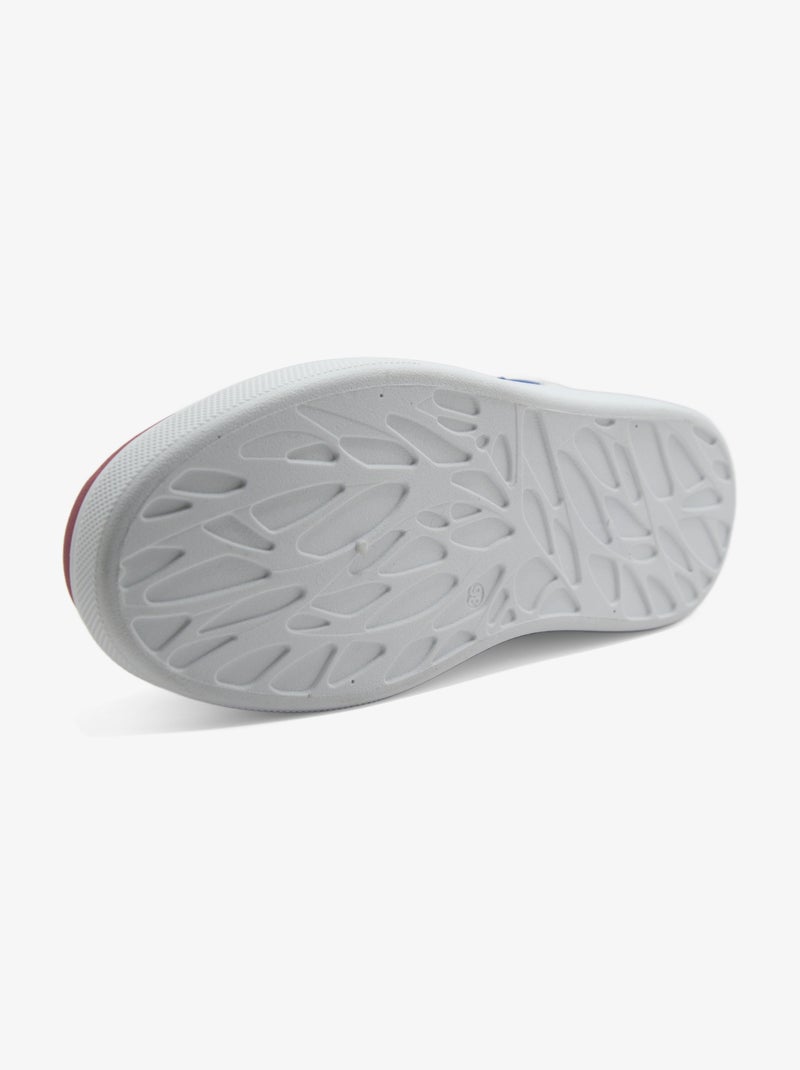 Baskets a lacets - C M Blanc Rose - Kiabi