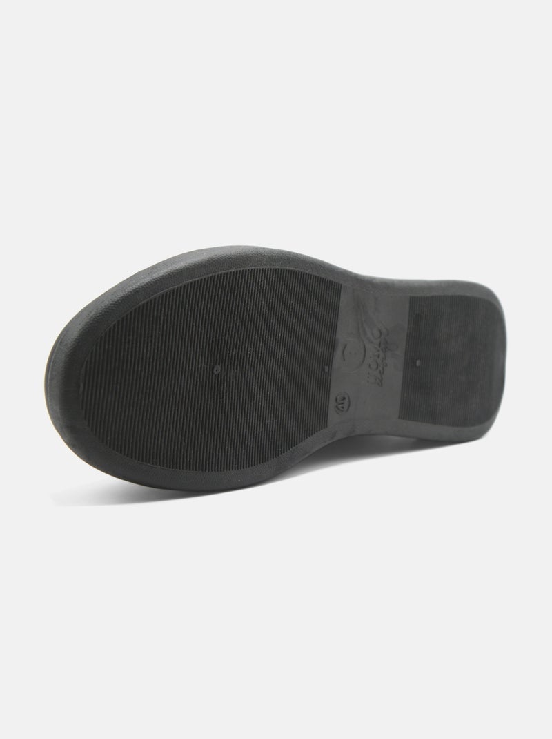 Baskets a lacets - Uomo Noir - Kiabi