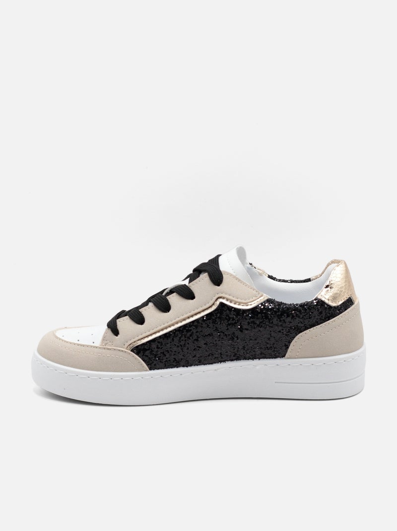 Baskets a lacets Blanc - Kiabi