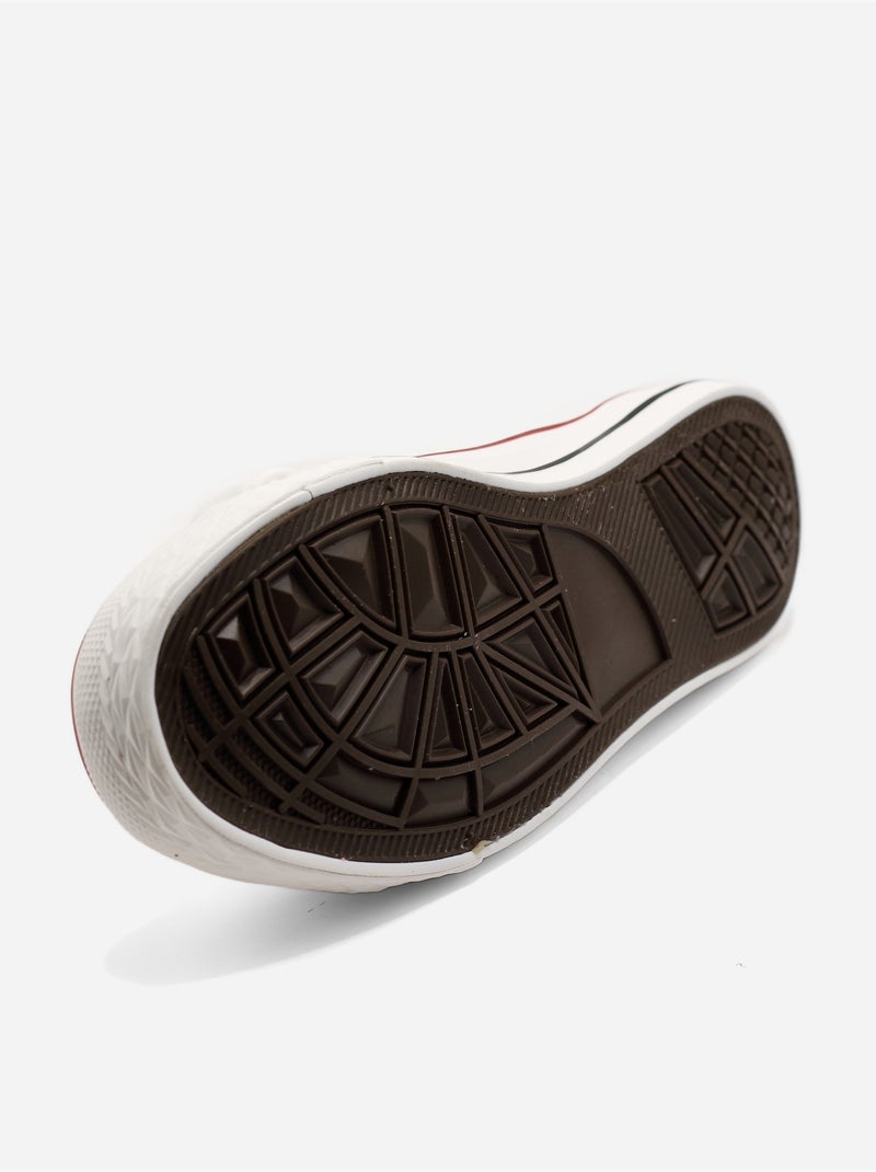 Baskets a lacets Blanc - Kiabi