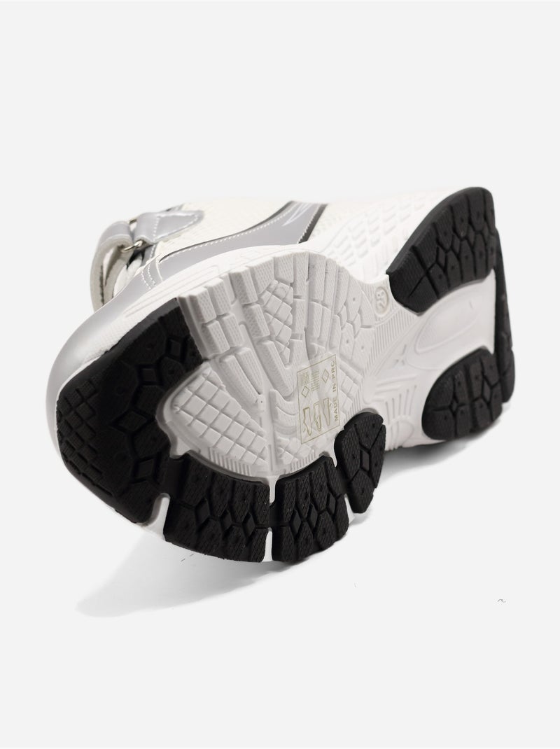 Baskets a lacets Blanc - Kiabi