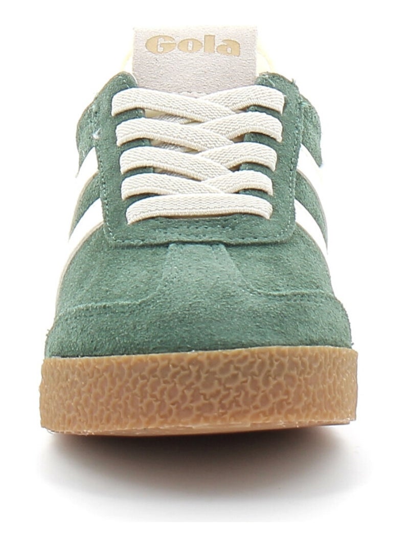 Baskets à Lacets Elastique Pour Enfants Elan Vert - Kiabi