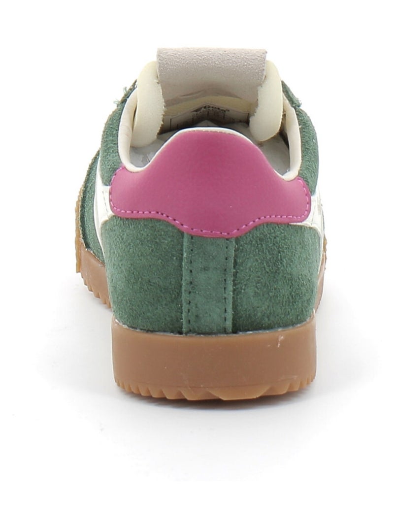 Baskets à Lacets Elastique Pour Enfants Elan Vert - Kiabi