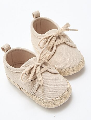 Baskets à lacets en tissu