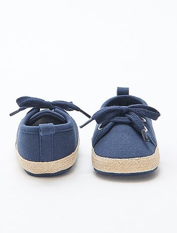 Baskets à lacets en tissu