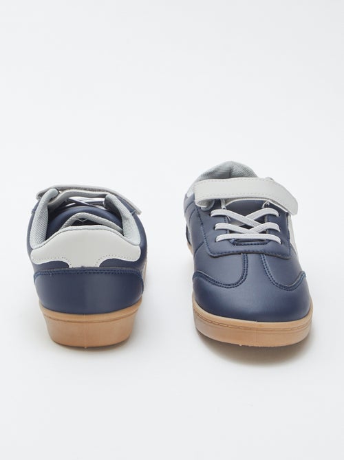 Baskets à lacets et scratch - Kiabi