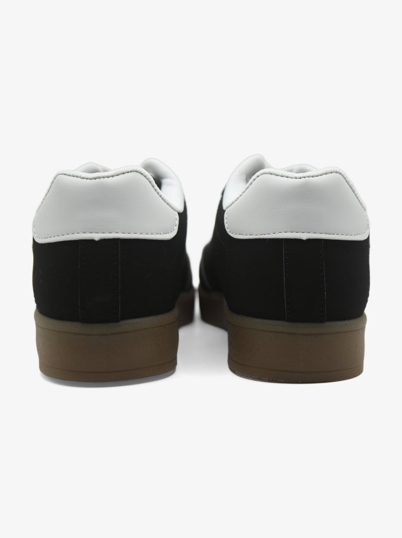 Baskets a lacets Noir - Kiabi