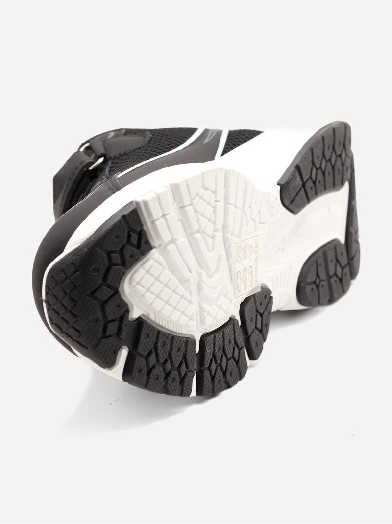 Baskets a lacets Noir - Kiabi