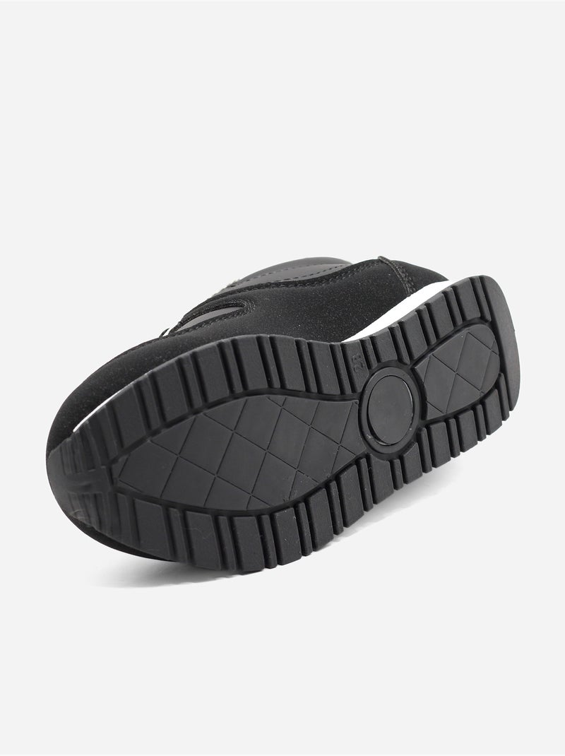 Baskets a lacets Noir - Kiabi
