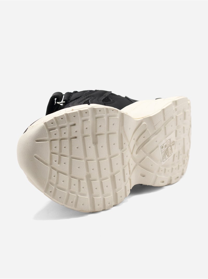 Baskets a lacets Noir - Kiabi