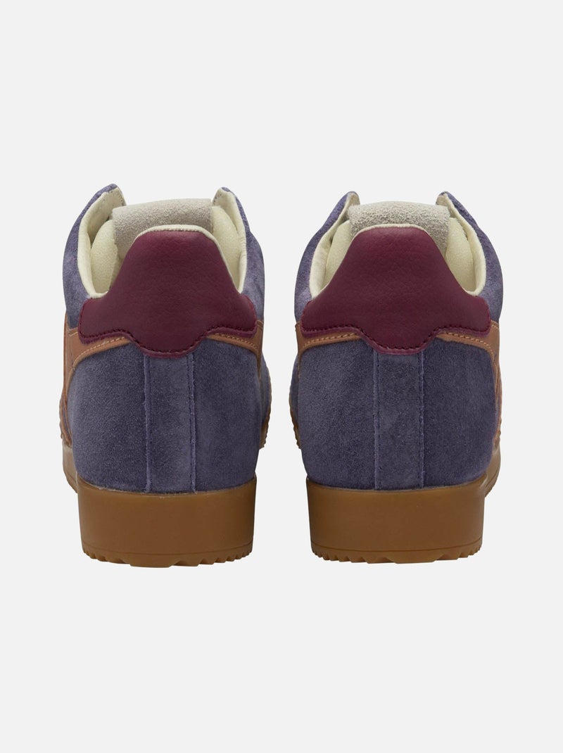 Baskets à Lacets Pour Adulte Elan Violet - Kiabi