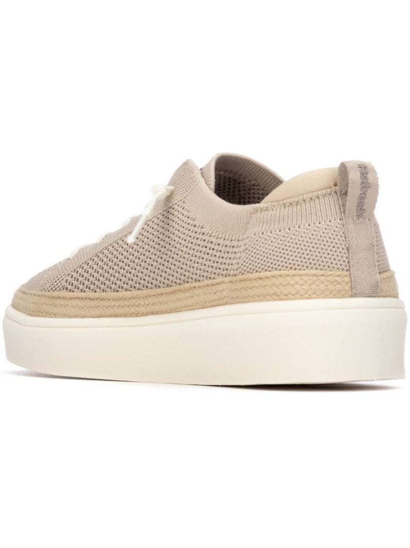 Baskets à lacets pour femme Beige - Kiabi