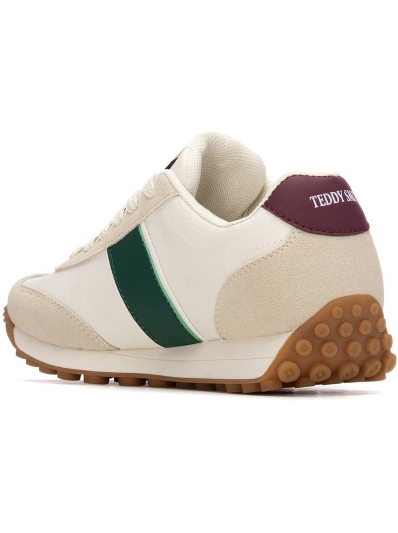 Baskets à lacets pour femme Beige - Kiabi