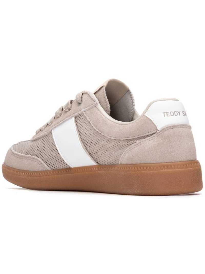 Baskets à lacets pour femme Beige - Kiabi