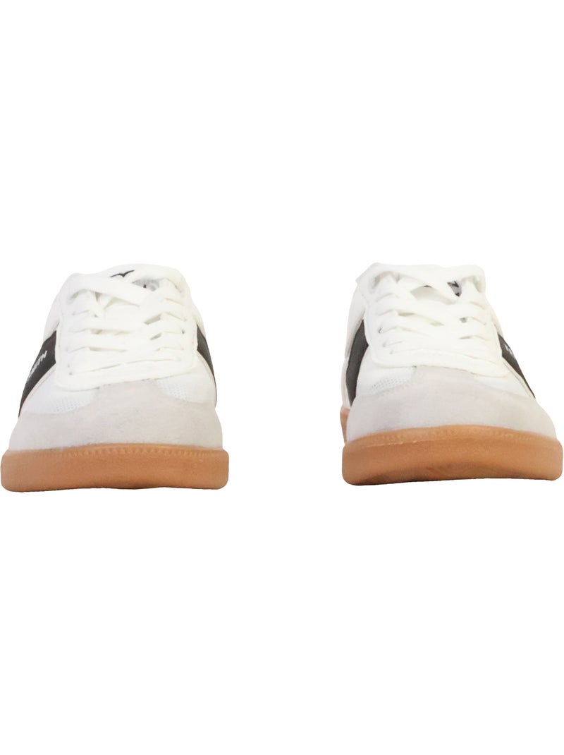 Baskets à lacets pour femme Blanc - Kiabi