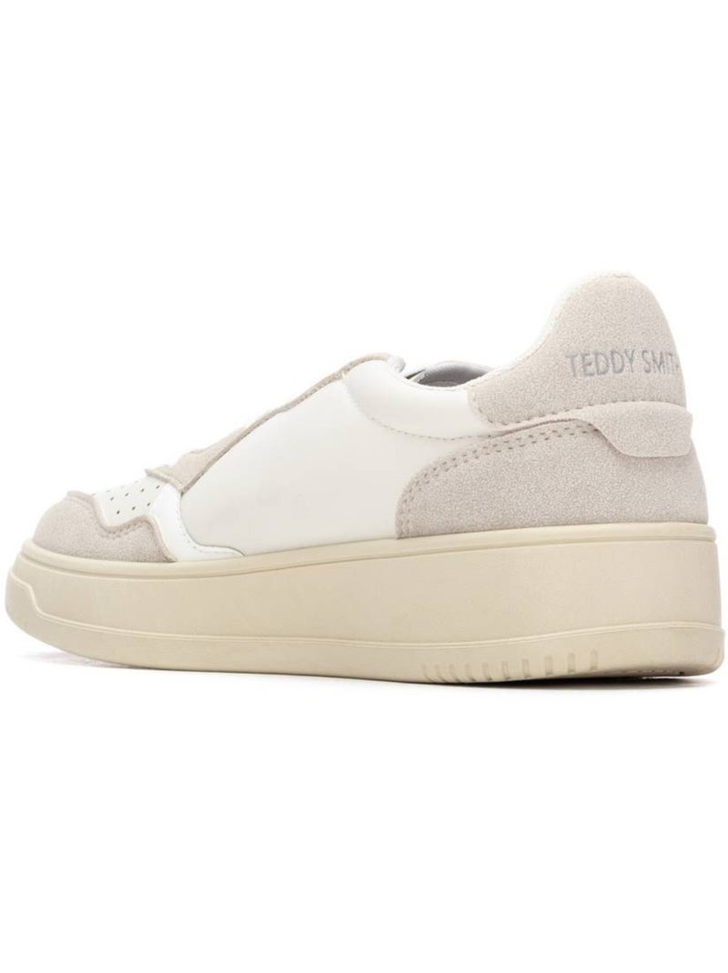 Baskets à lacets pour femme Blanc - Kiabi