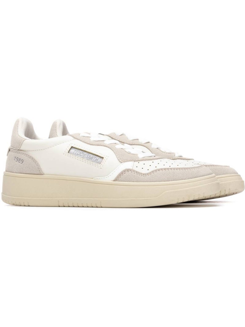 Baskets à lacets pour femme Blanc - Kiabi