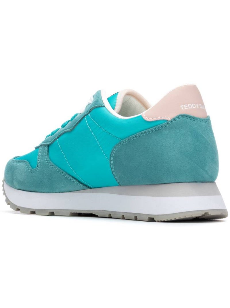 Baskets à lacets pour femme Bleu azur - Kiabi