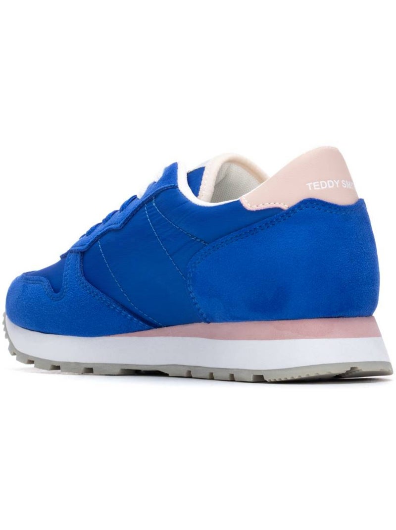 Baskets à lacets pour femme Bleu - Kiabi
